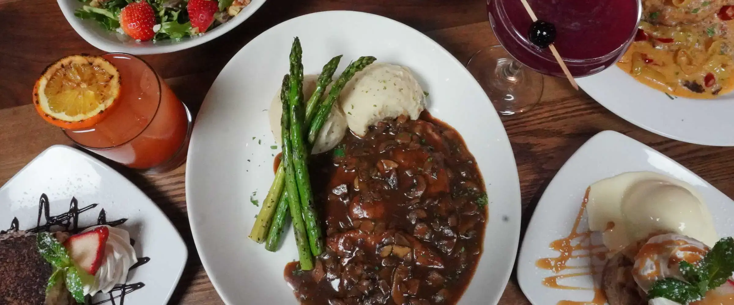 Table overview at Cucina Paradiso - desktop version